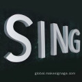 Metal Channel Letter Painting Metal Channel Letter Manufactory